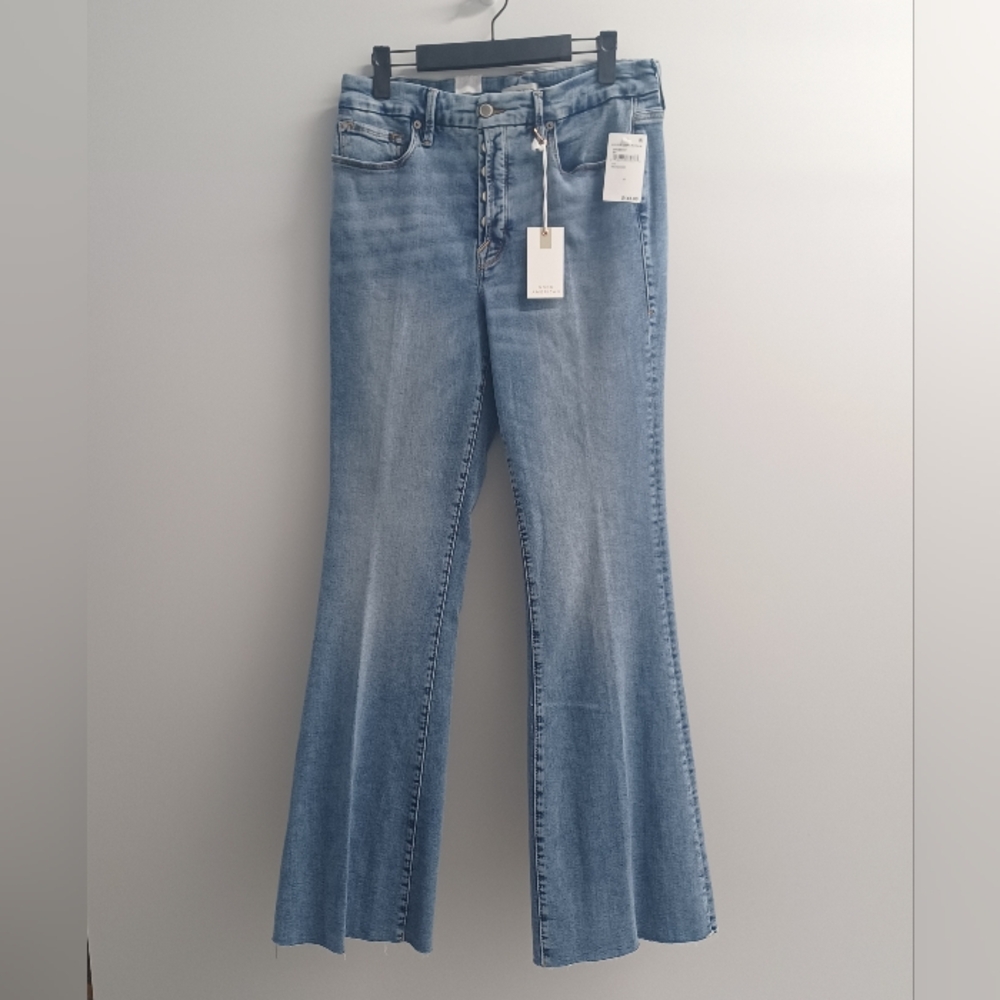 Good American Good Legs Flare | Indigo330 | Size 10/30 | NWT | Curve-Flattering - Picture 6 of 7